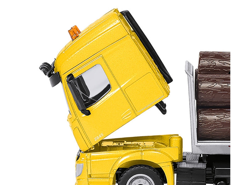 Mercedes-Benz Arocs 2645 Log Transporter Yellow 1/50 Diecast - Premium Mercedes Models from SIKU - Just $67.49! Shop now at Rapidvehicles