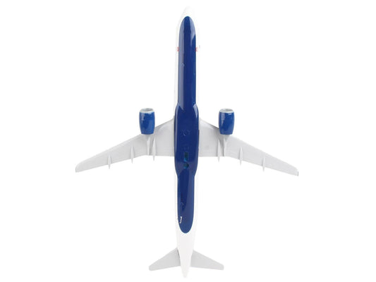 Airbus A321neo Commercial Aircraft "JetBlue" (N4048J) White with Blue Tail (Snap-Fit) 1/150 Plastic Model by Skymarks - Premium Aircrafts and War Planes from Skymarks - Just $80.51! Shop now at Rapidvehicles