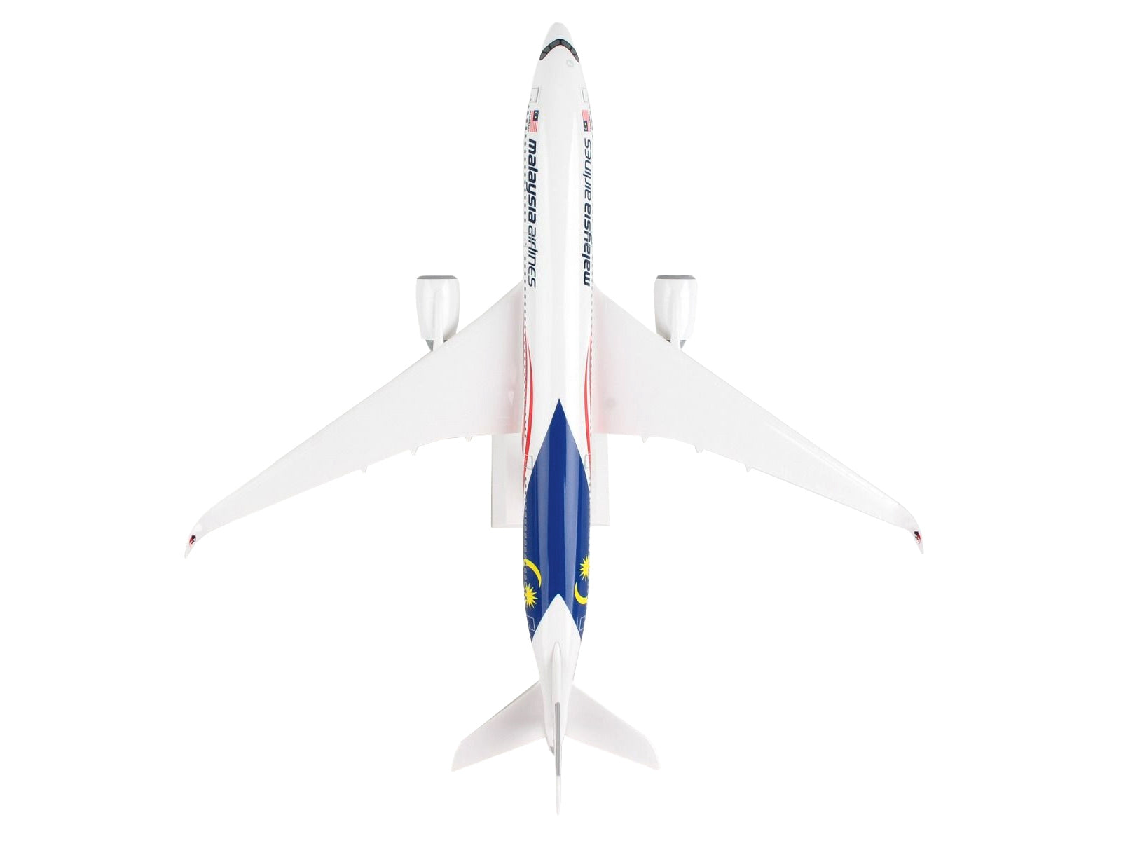 Airbus A350-900 Commercial Aircraft "Malaysia Airlines" (9M-MAC) White with Flag Graphics (Snap-Fit) 1/200 Plastic Model by Skymarks - Premium Airbus from Skymarks - Just $80.99! Shop now at Rapidvehicles