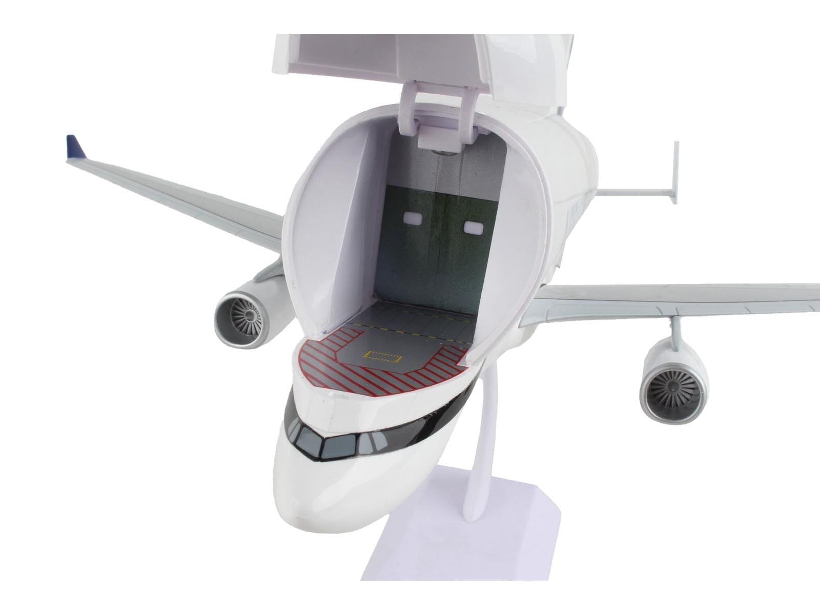 Airbus Beluga XL 4 Commercial Aircraft "Airbus Transport International" (F-GXLJ) White with Blue Tail (Snap-Fit) 1/200 Plastic Model by Skymarks - Premium Airbus from Skymarks - Just $123.99! Shop now at Rapidvehicles