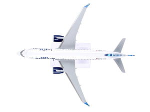 Airbus A220-300 Commercial Aircraft "JetBlue Airways" (N3044J) White with Blue Tail (Snap-Fit) 1/200 Plastic Model by Skymarks - Premium Airbus from Skymarks - Just $84.99! Shop now at Rapidvehicles