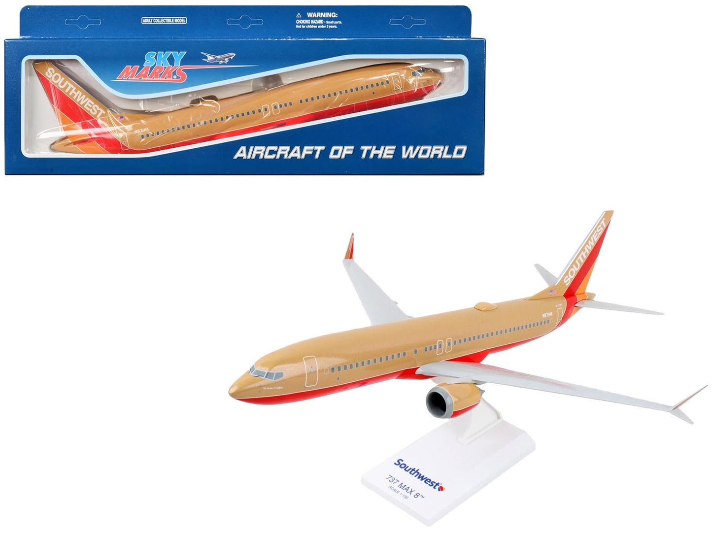 Boeing 737 MAX 8 Commercial Aircraft "Southwest Airlines" - Premium Boeing from Skymarks - Just $104.99! Shop now at Rapidvehicles