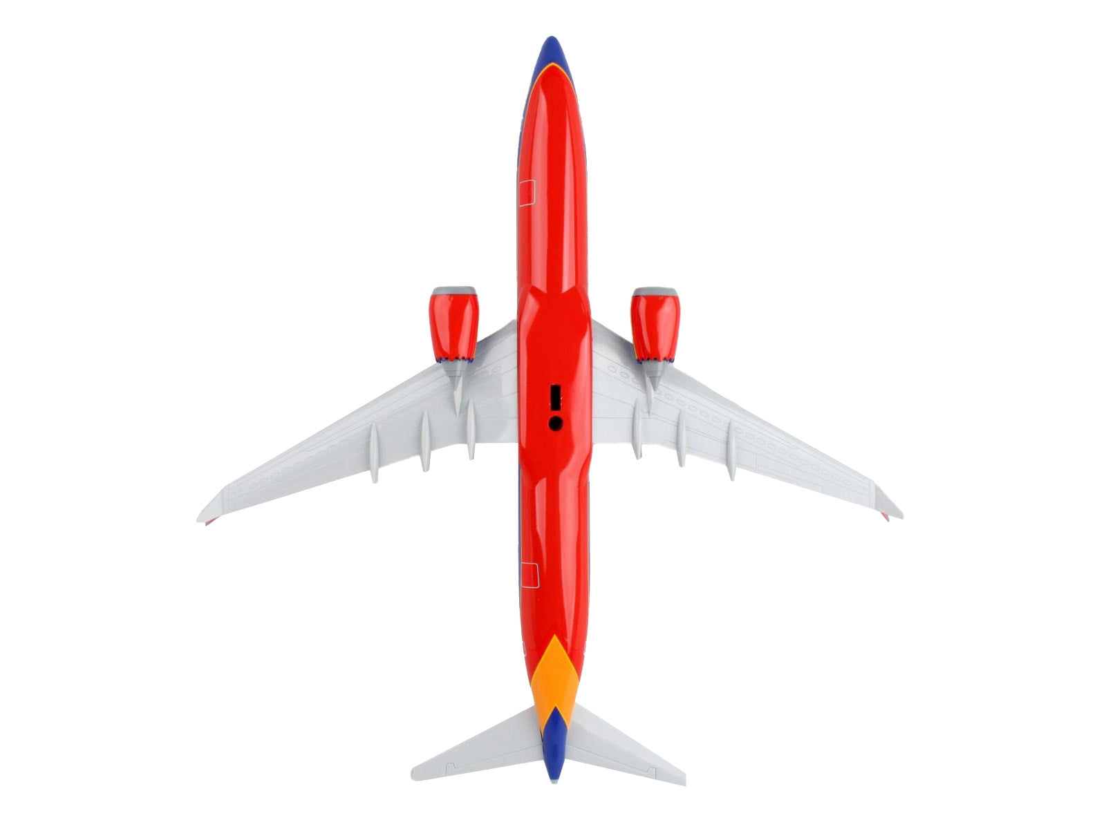 Boeing 737 MAX 8 Commercial Aircraft "Southwest Airlines" (N872CB) Blue with Red and Orange Stripes (Snap-Fit) 1/130 Plastic Model by Skymarks - Premium Boeing from Skymarks - Just $86.99! Shop now at Rapidvehicles