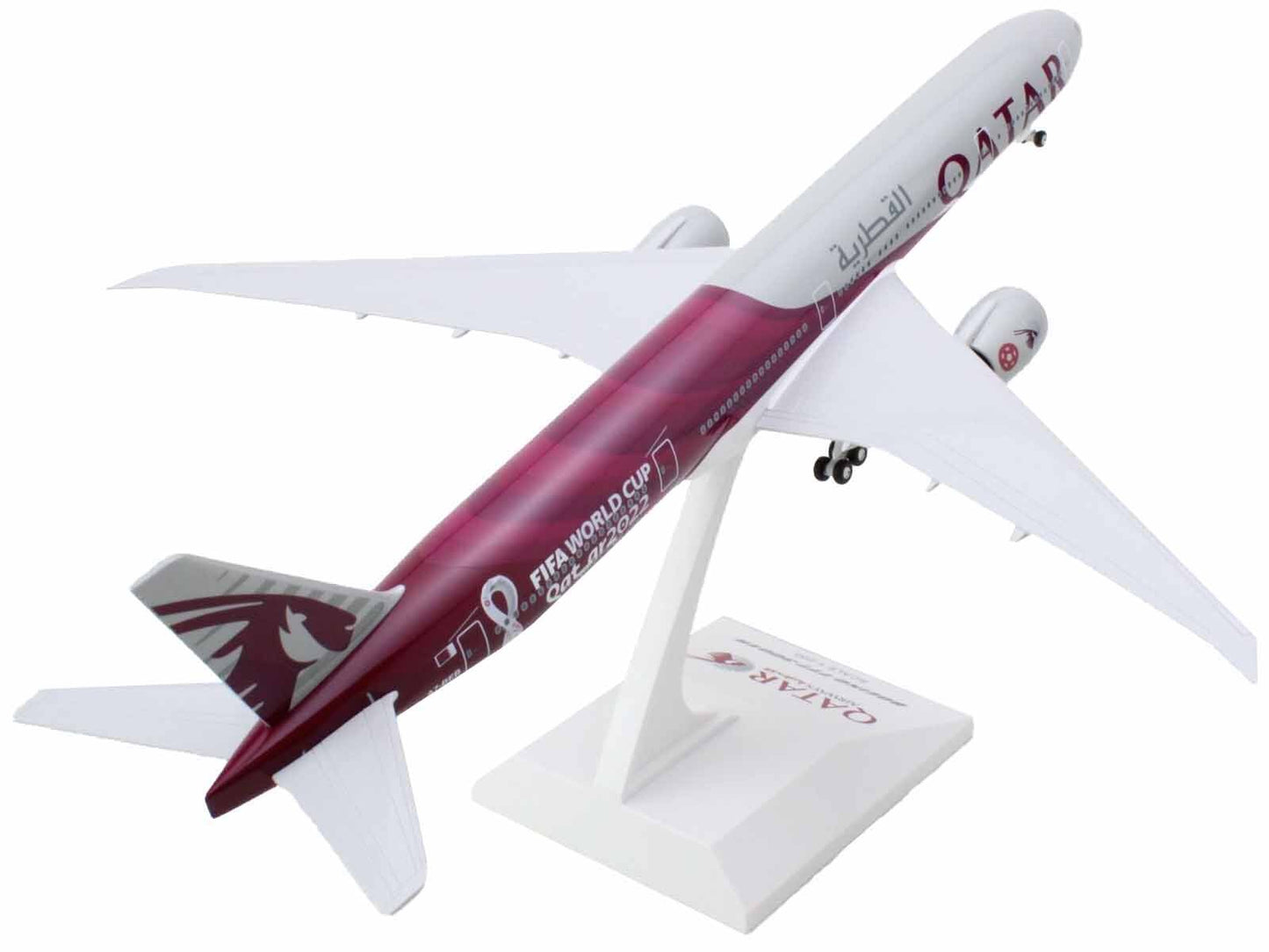 Boeing 777-300 Commercial Aircraft with Landing Gear "Qatar - Premium Model Kits(To Built) from Skymarks - Just $102.22! Shop now at Rapidvehicles