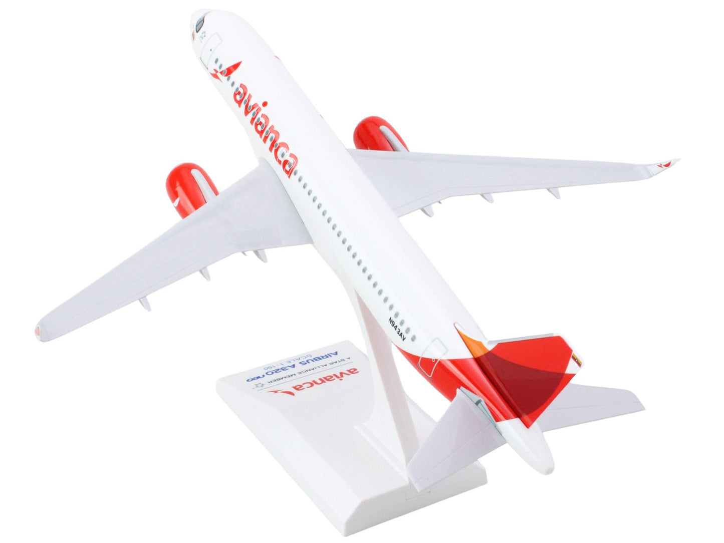 Airbus A320neo Commercial Aircraft "Avianca" (N943AV) White with - Premium Airbus from Skymarks - Just $71.64! Shop now at Rapidvehicles