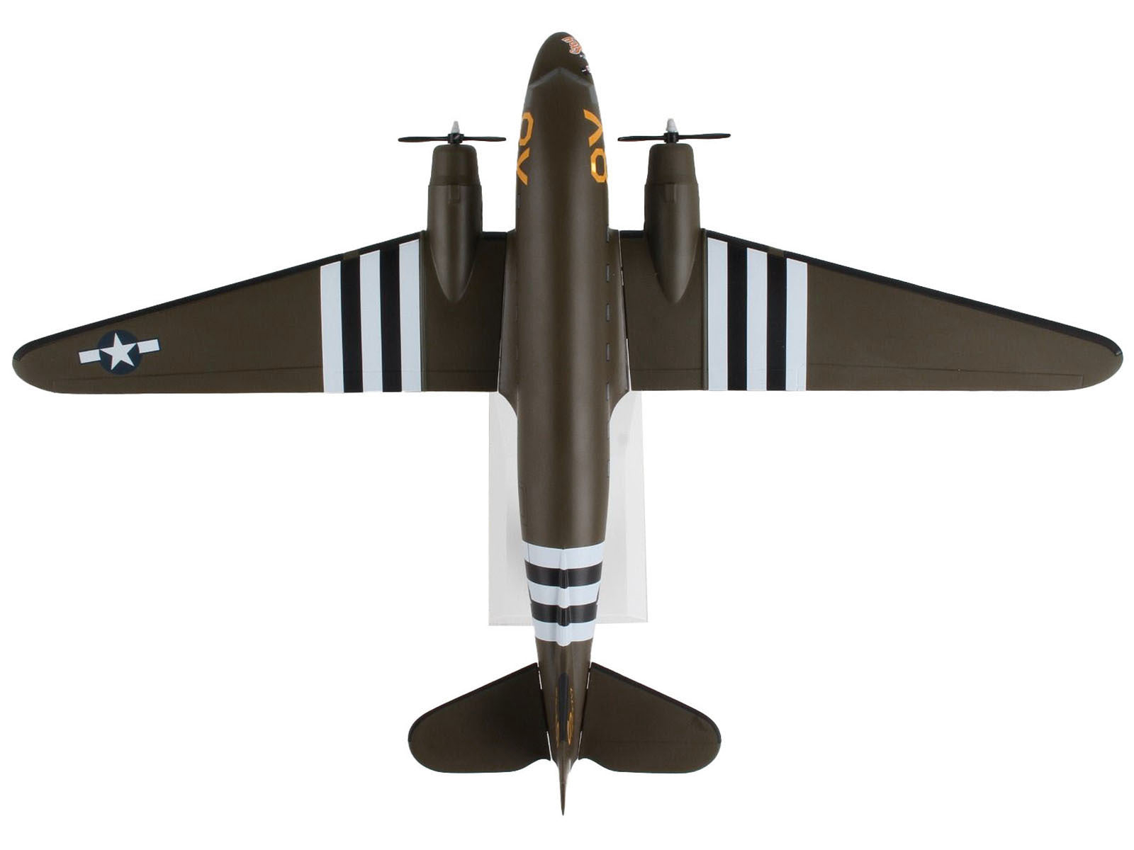 Douglas C-47 Skytrain Transport Aircraft "Stoy Hora United States Army Air Forces" (292717) Olive Drab (Snap-Fit) 1/80 Plastic Model by Skymarks - Premium Aircrafts and War Planes from Skymarks - Just $89.43! Shop now at Rapidvehicles