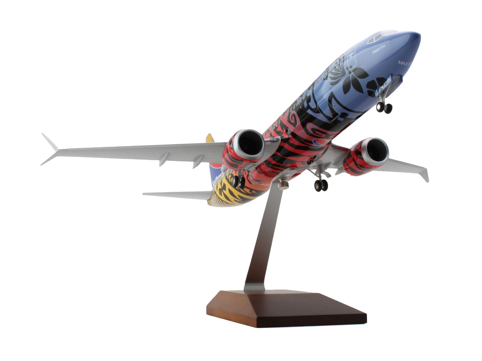 Boeing 737 MAX 8 Commercial Aircraft with Landing Gear "Southwest Airlines - Imua One" (N8710M) Hawaiian Livery (Snap-Fit) 1/100 Plastic Model by Skymarks - Premium Boeing from Skymarks - Just $231.99! Shop now at Rapidvehicles