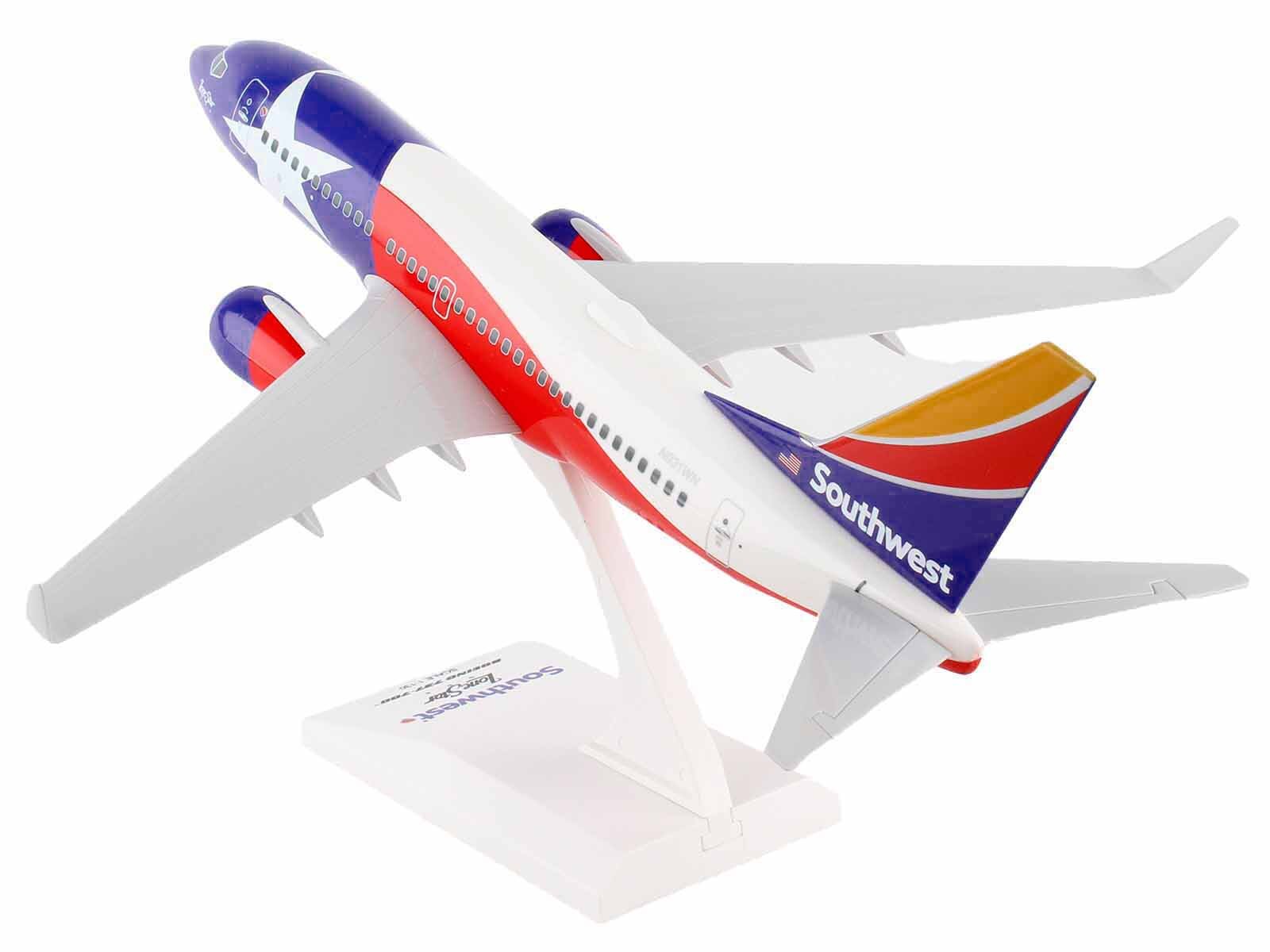 Boeing 737-700 Commercial Aircraft "Southwest Airlines - Lone Star One" (N931WN) Texas Flag Livery (Snap-Fit) 1/130 Plastic Model by Skymarks - Premium Boeing from Skymarks - Just $79.99! Shop now at Rapidvehicles