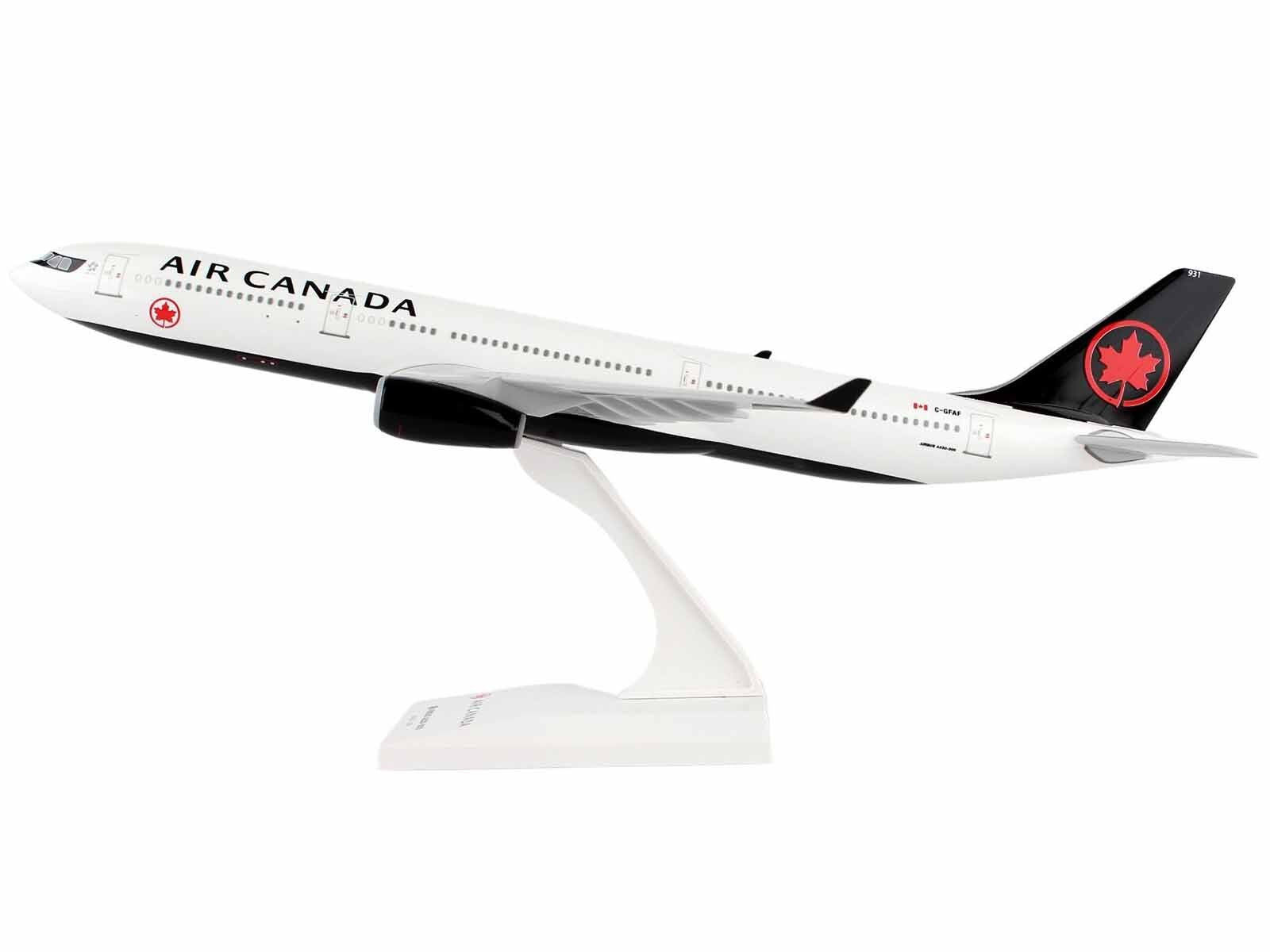 Airbus A330-300 Commercial Aircraft "Air Canada" (C-GFAF) White with Black Tail (Snap-Fit) 1/200 Plastic Model by Skymarks - Premium Airbus from Skymarks - Just $79.99! Shop now at Rapidvehicles