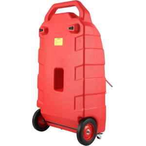 VEVOR Fuel Caddy, 32 Gallon, Portable Fuel Storage Tank On-Wheels, with 12V DC Transfer Pump, Gasoline Diesel Fuel Container with 8.2 ft Hose, Flow Rate 7L/min, for Trucks, Boats, Lawn Mowers - Premium Fuel Caddy from VEVOR - Just $410.79! Shop now at Rapidvehicles