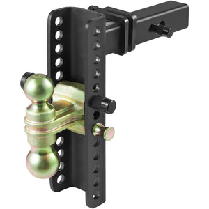 VEVOR Adjustable Trailer Hitch, 10-Inch Drop & 8.5-Inch Rise Hitch Ball Mount with 2-Inch Receiver, Solid Tube, 14,000 lbs GTW, 2-Inch & 2-5/16-Inch 45# Steel Tow Balls with Key Lock for Truck Towing - Premium Trailer Hitch from VEVOR - Just $153.39! Shop now at Rapidvehicles