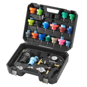 VEVOR 28 Pcs Radiator Pressure Tester Coolant Vacuum Purge Refill With Adapters - Premium Pressure & Vacuum Testers from VEVOR - Just $93.79! Shop now at Rapidvehicles