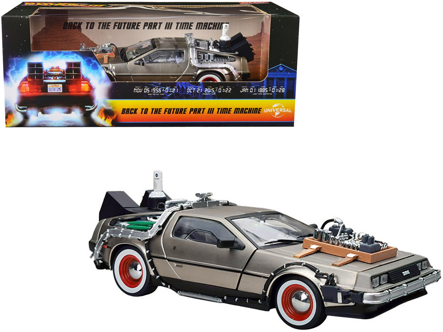 DMC DeLorean Time Machine Stainless Steel "Back to the Future: