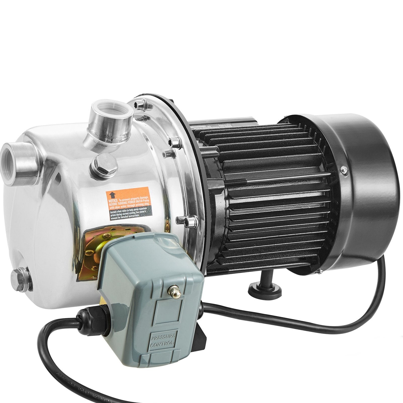 VEVOR 3/4HP SUS304 Stainless Steel Shallow Well Jet Pump, 115 Volt, 18.5 GPM 131 FT Maximum Head Irrigation Water Pump, for Agricultural Garden Irrigation System High-Rise Water Supply Shower Booster - Premium Power Water Pumps from VEVOR - Just $139.58! Shop now at Rapidvehicles