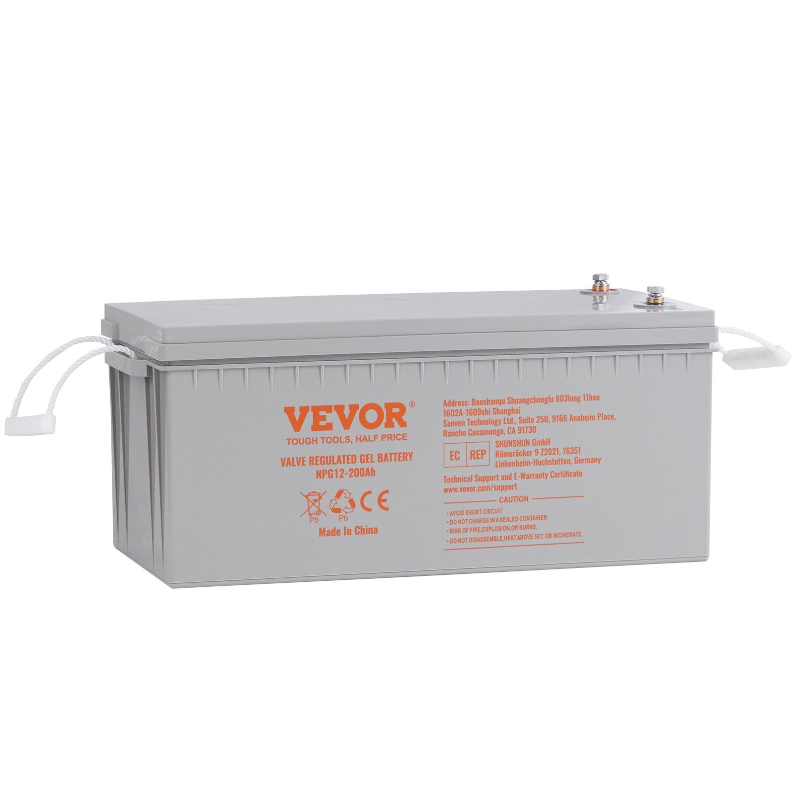 VEVOR Deep Cycle Battery, 12V 200 AH, AGM Marine Rechargeable - Premium Deep Cycle Battery from VEVOR - Just $414.53! Shop now at Rapidvehicles