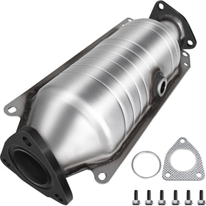 VEVOR Catalytic Converter Compatible with 1998-2002 Honda Accord 2.3L, Direct-Fit High Flow Series Cat Converter, Stainless Steel Exhaust Converter Pipe w/Flange Design & Gasket (OBD III Compliant) - Premium Catalytic Converter from VEVOR - Just $99.99! Shop now at Rapidvehicles