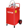 VEVOR 30 Gallon Fuel Caddy, Gas Storage Tank & 4 Wheels, with Manuel Transfer Pump, Gasoline Diesel Fuel Container for Cars, Lawn Mowers, ATVs, Boats, More, Red - Premium Fuel Caddy from VEVOR - Just $293.79! Shop now at Rapidvehicles