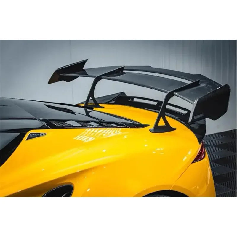 For Lotus Emira 2021 2022 2023 2024 Real Forged Carbon Fiber Car Rear Wing Trunk Lip Spoiler