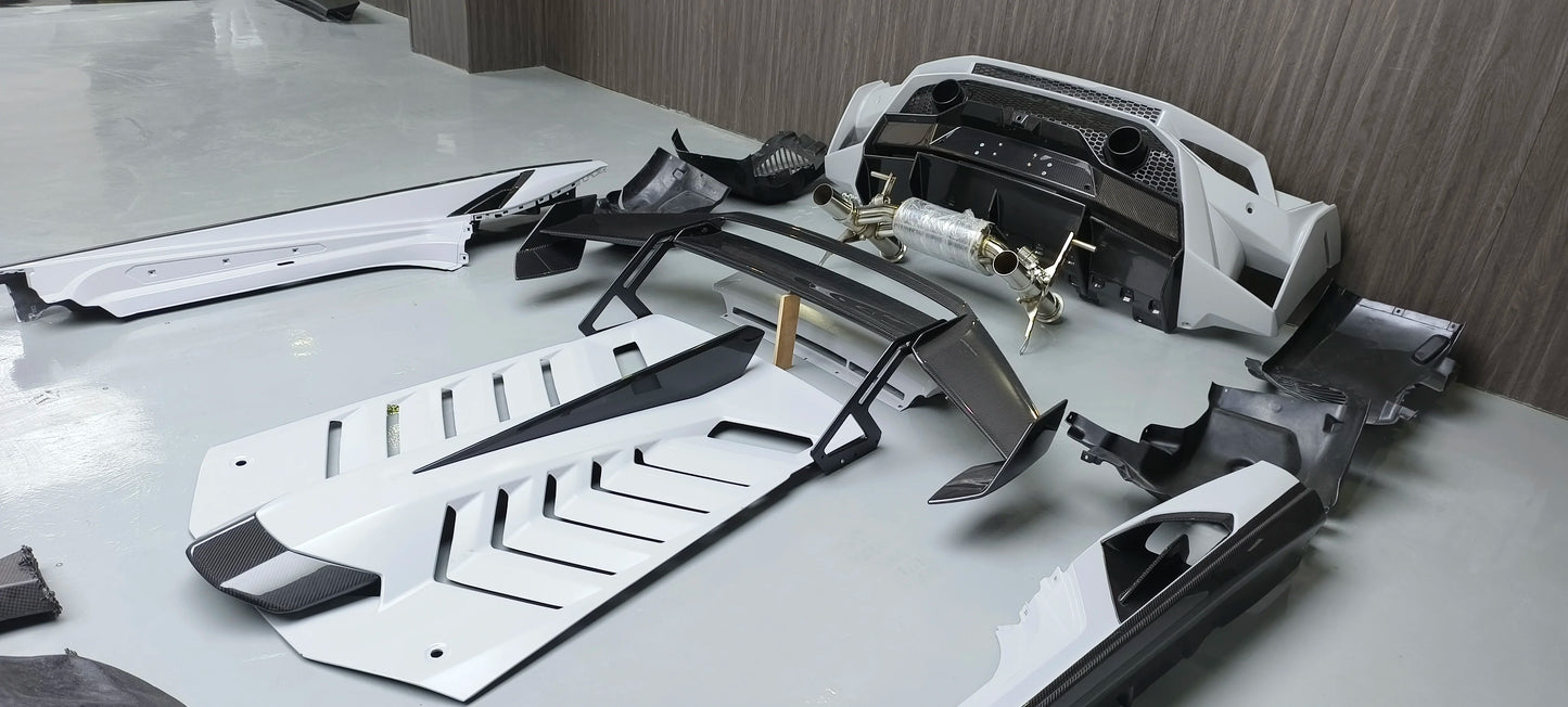 Auto Body Kit Bumper for Lamborghini Huracan LP580 LP610 EVO Retrofit Upgrade New STO Surround Kit 1:1 Development