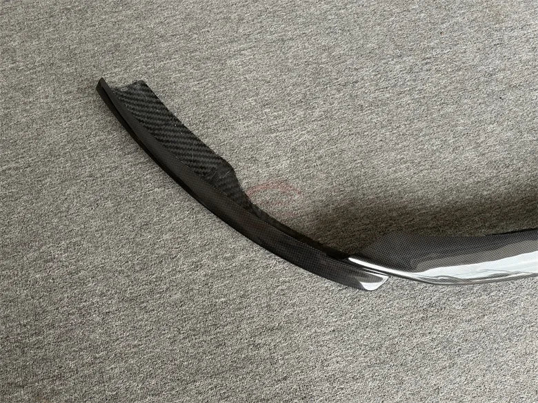 N Style Carbon Fiber Front Bumper Lip Front Bumper Spoiler Body Kit for Ferrari 812