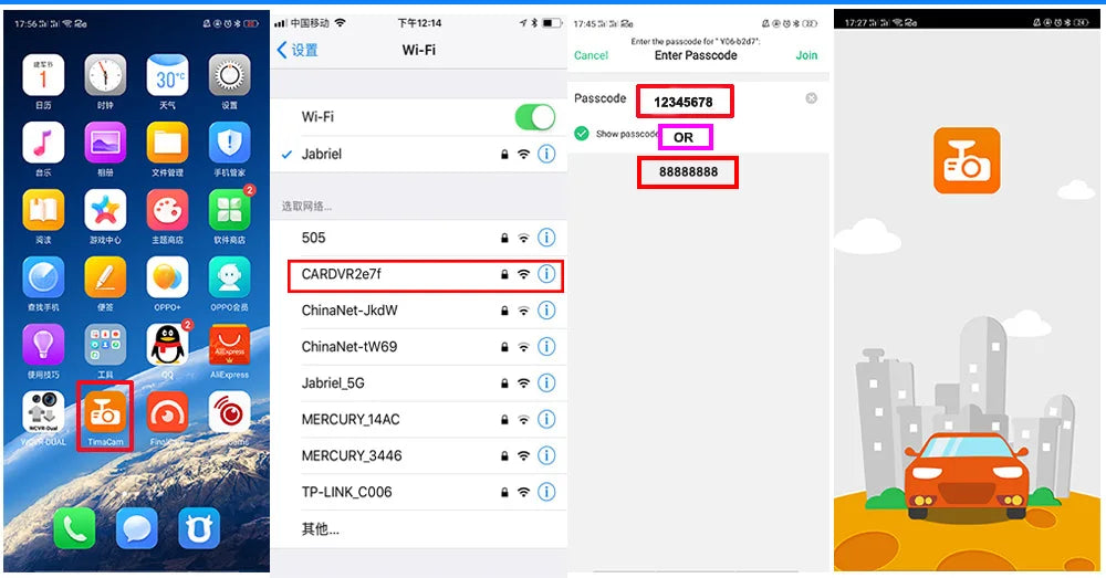 TIMACAM 4K Dash Cam 2K Car DVR Camera for ALFA ROMEO Stelvio Quadrifoglio Giulia Quadrifoglio GTA Veloce 2016-2023 Easy Install