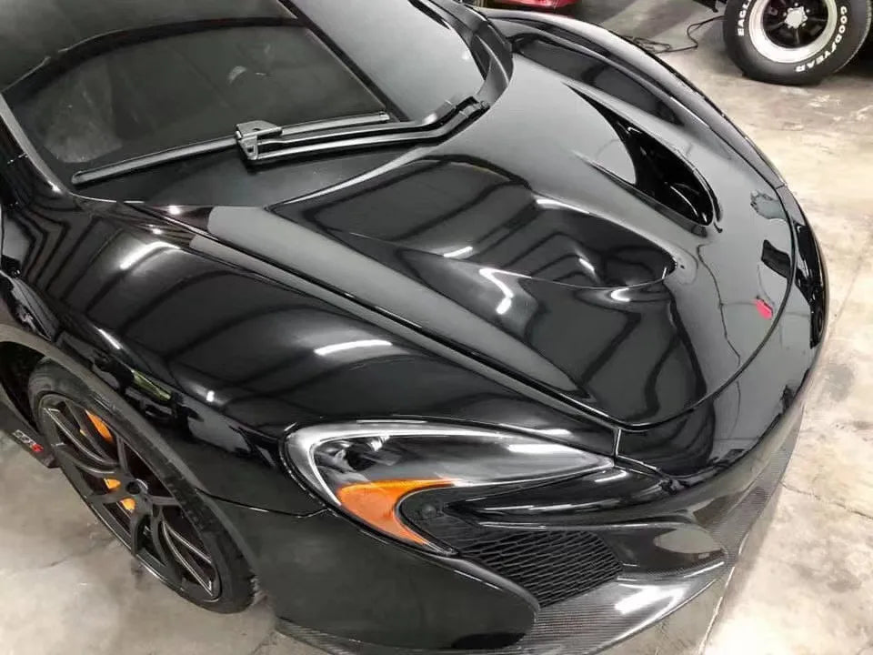 suitable for New Product McLaren MP4-12C 650S Carbon Fiber Hood Upgraded P1 Style Bonnet and Engine Hatch