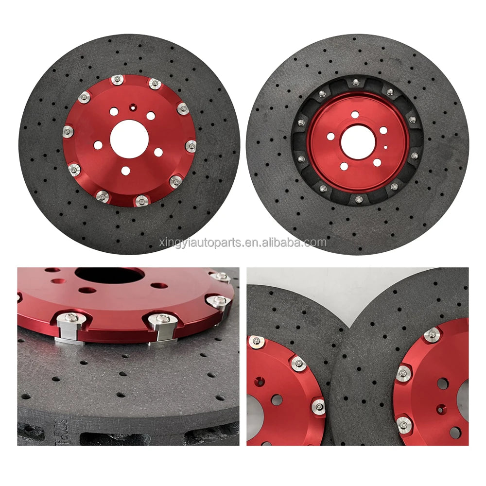 Upgraded versionNew Stock Arrival CCB Rotors Front and Rear Ceramic Brake Rotors for Mclaren GTR R35 Carbon Disk and Pads