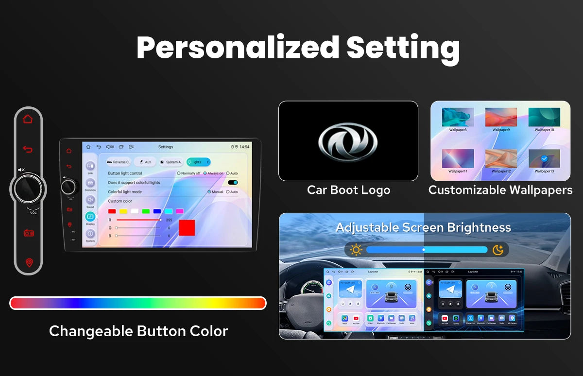 JOYING 9"Android 13 Car Radio Stereo Multimedia Player Carplay For Honda Civic 2016 -2021 Support Factory Cameras Plug and Play
