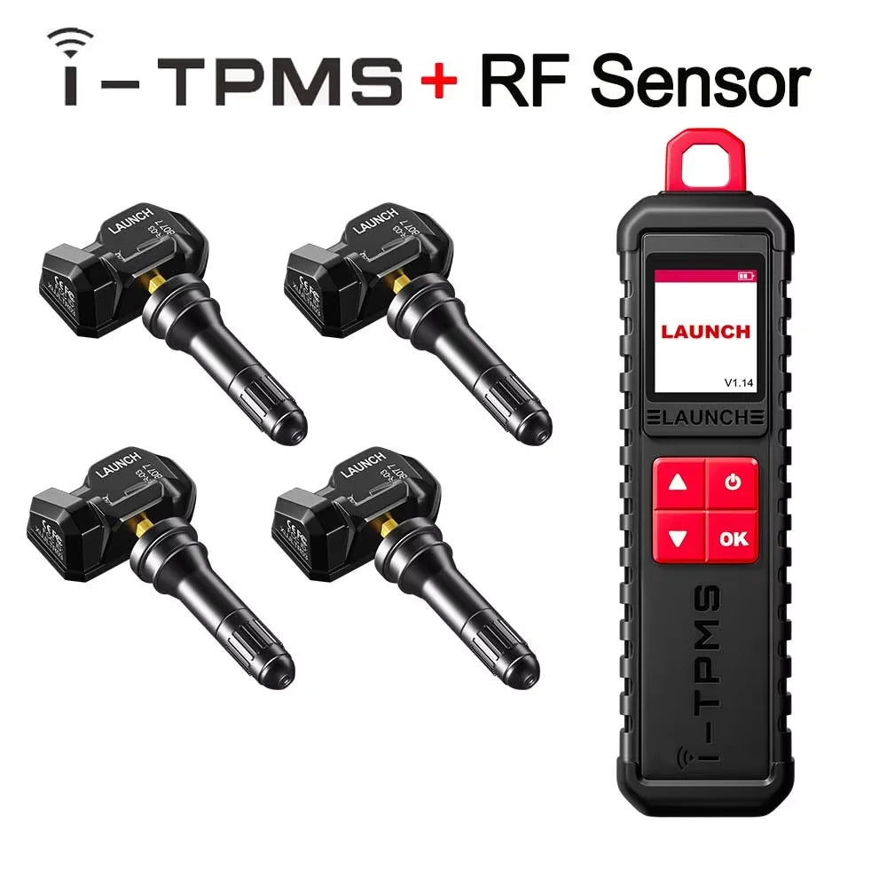 LAUNCH X431 I-TPMS TPMS Tire Pressure Diagnostic Tools Active/ Relearn/Program 315Mhz 433Mhz RF-Sensor for X431 V/V+/PRO3S/PAD V