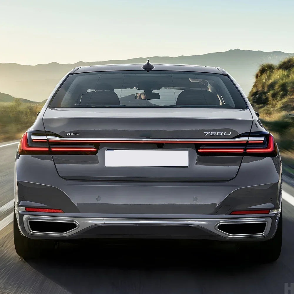 Upgraded Through Taillights Accessories for BMW 7 Series F01 F02 G11 G12 730Li 740Li 750Li 2008-2019 LED Car Taillights Assembly