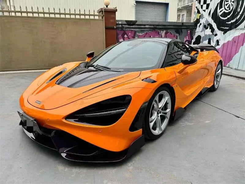 New McLaren 720S Bodykit Carbon Fiber 765LT Includes Front Bumper Side Skirt Rear Bumper Rear Wing Fender Exhaust All New