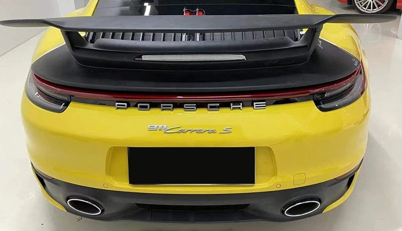 For Porsche 911 992 SD Rear Wing Carbon Fiber Fixed Wind Wing with Base Modified Car Spoiler