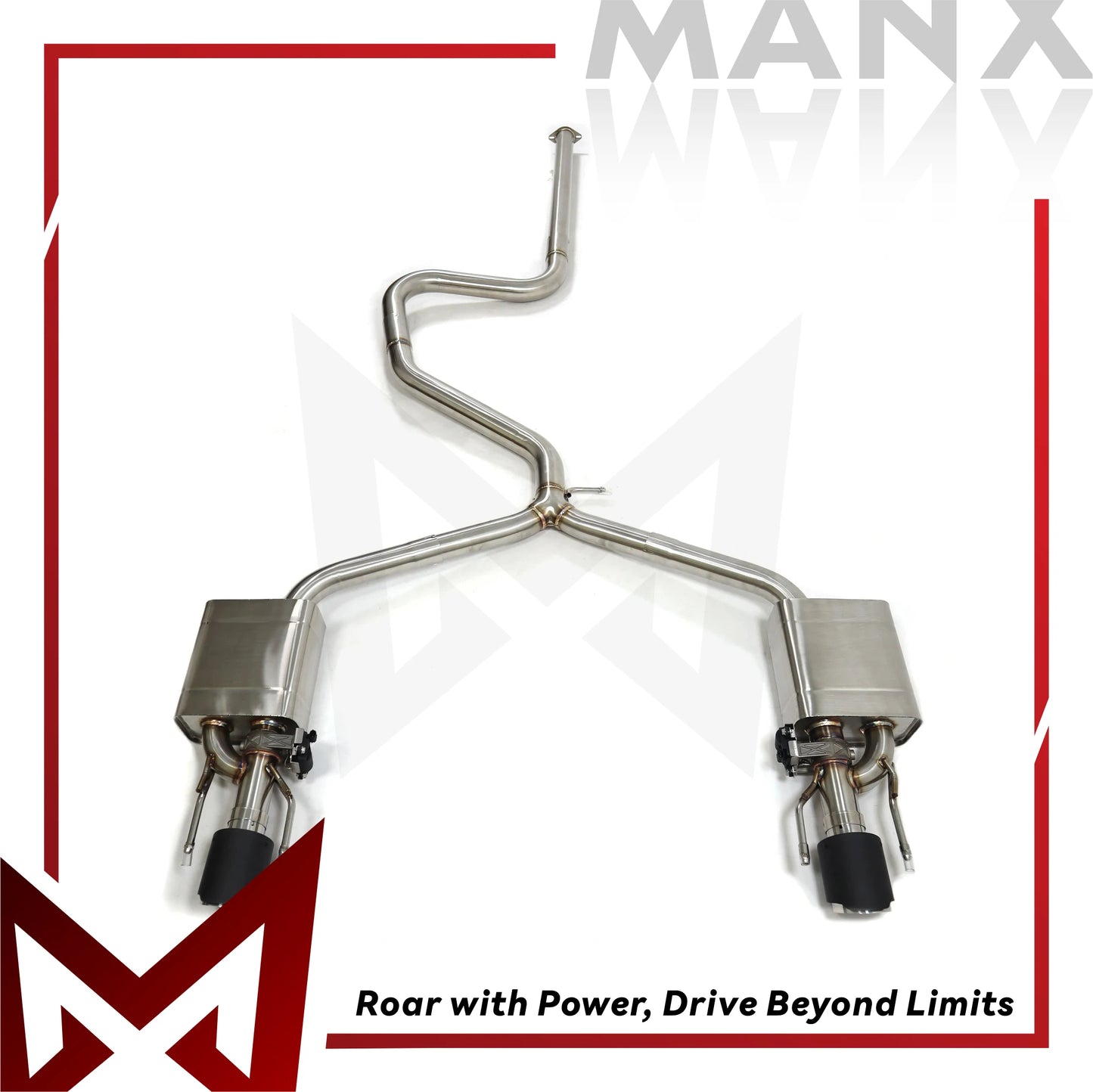 Exhaust system for Chevrolet Malibu 1.5L Stainless steels Catback Performance exhaust pipe with remote control valve