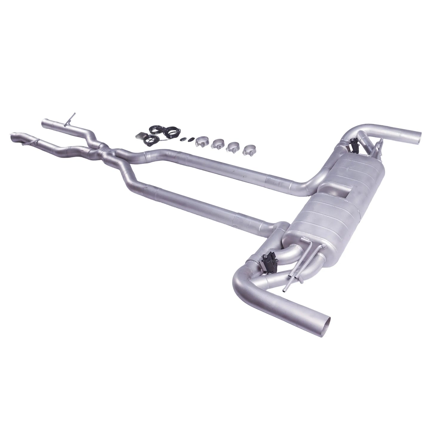 For 2012~2016 Mercedes AMG GL63 ML63 X166 5.5 Exhaust Muffler, Car Electric Valve Exhaust System Created with 304 Stainless Stee