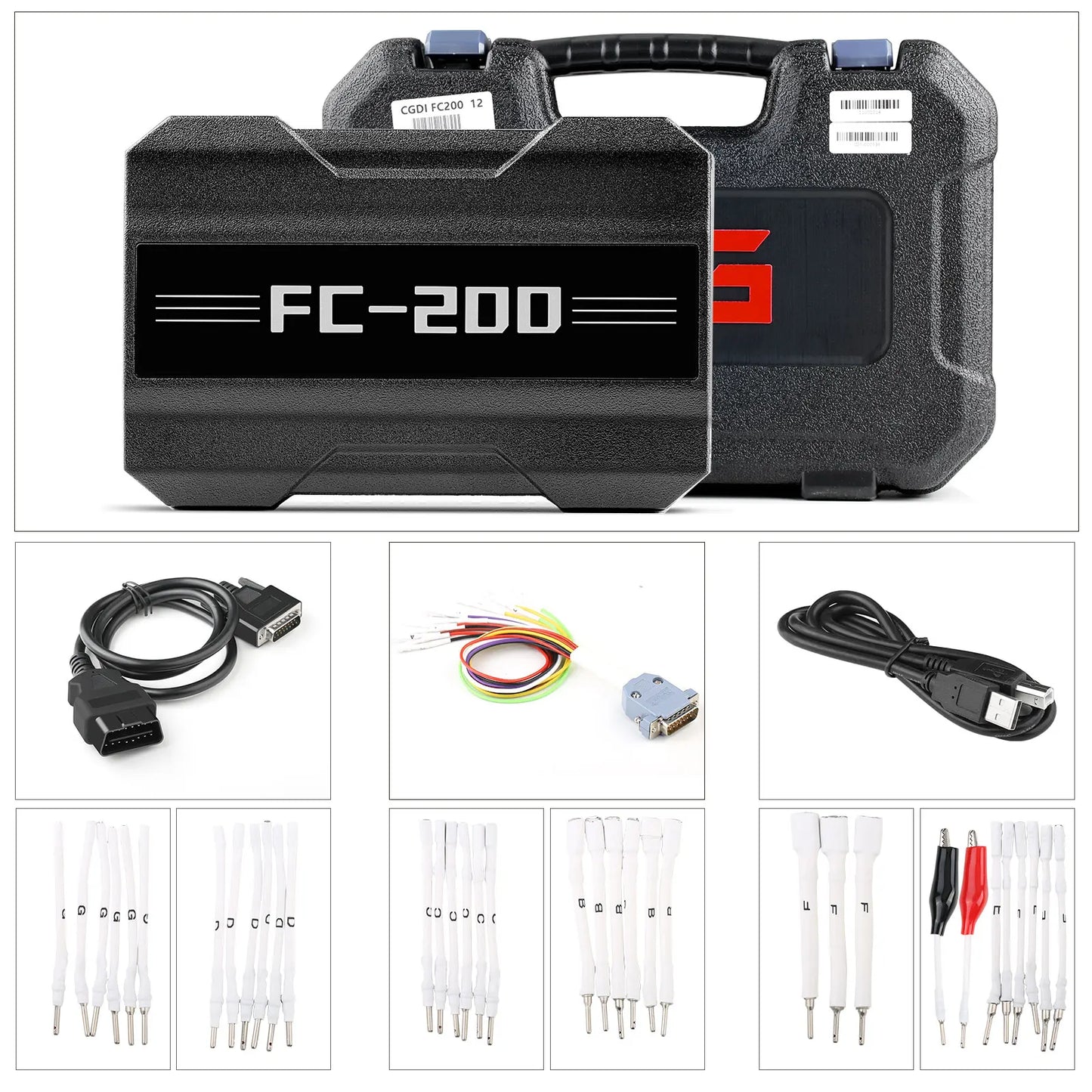 CG CGDI FC200 ECU Programmer Full Version with 6HP 8HP/MSV90/N55/N20/B48/B58 and MPC5XX Adapter Set for EDC16/ME9.0
