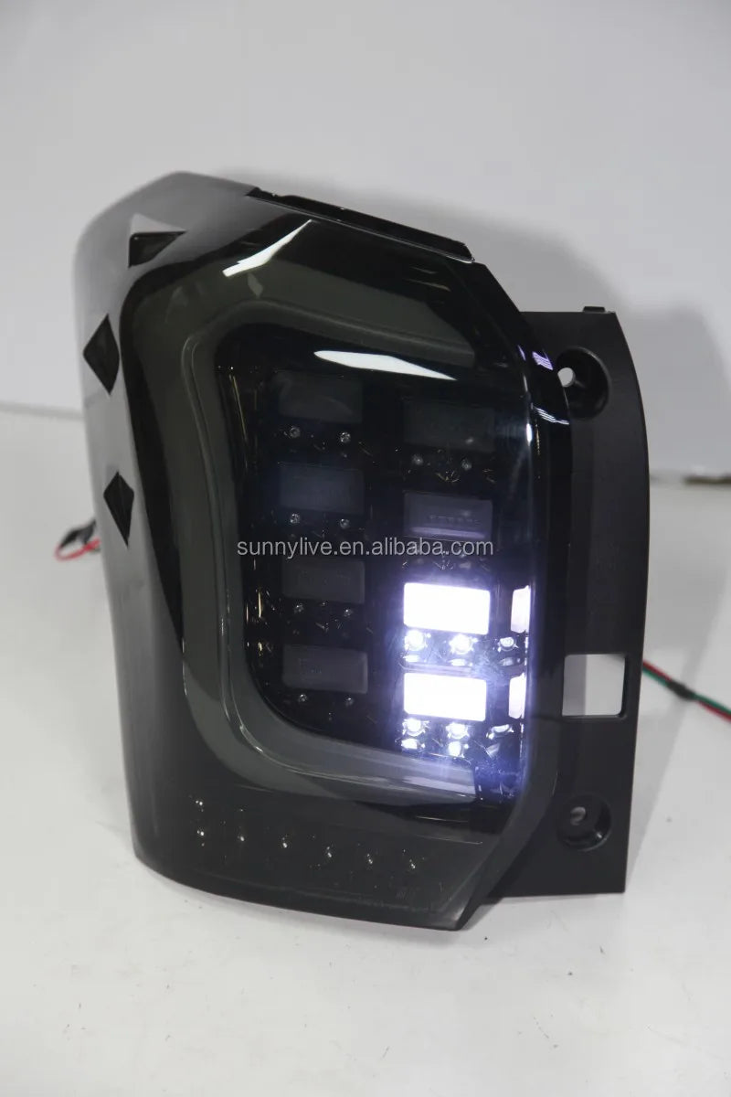 2013-2015 Year For Subaru For Forester LED Strip Rear Light Chrome Housing Smoke Black Cover TW