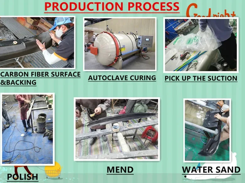 Auto Parts for Aston Martin DB11 Carbon Fiber M Style Front Rear Bumper Spoiler Side Skirts Rear Bumper Tailplane Body Kit