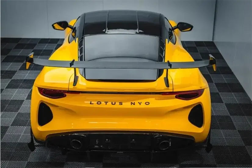 For Lotus Emira 2021 2022 2023 2024 Real Forged Carbon Fiber Car Rear Wing Trunk Lip Spoiler