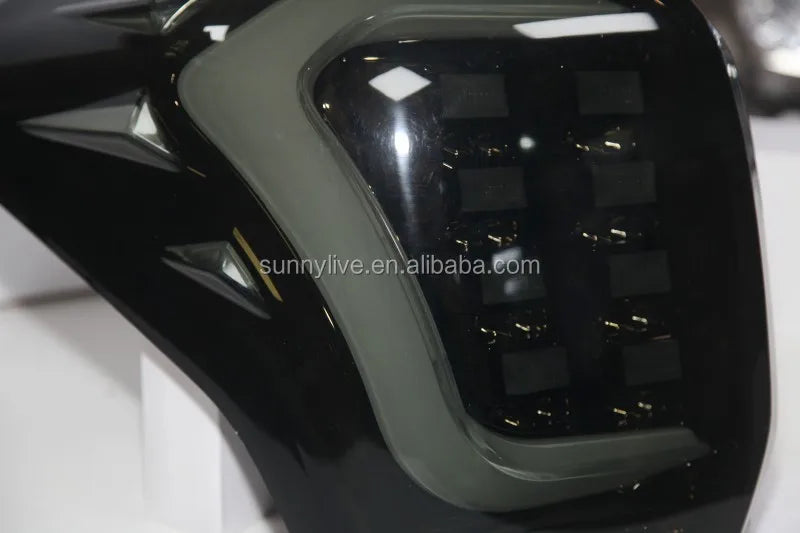 2013-2015 Year For Subaru For Forester LED Strip Rear Light Chrome Housing Smoke Black Cover TW