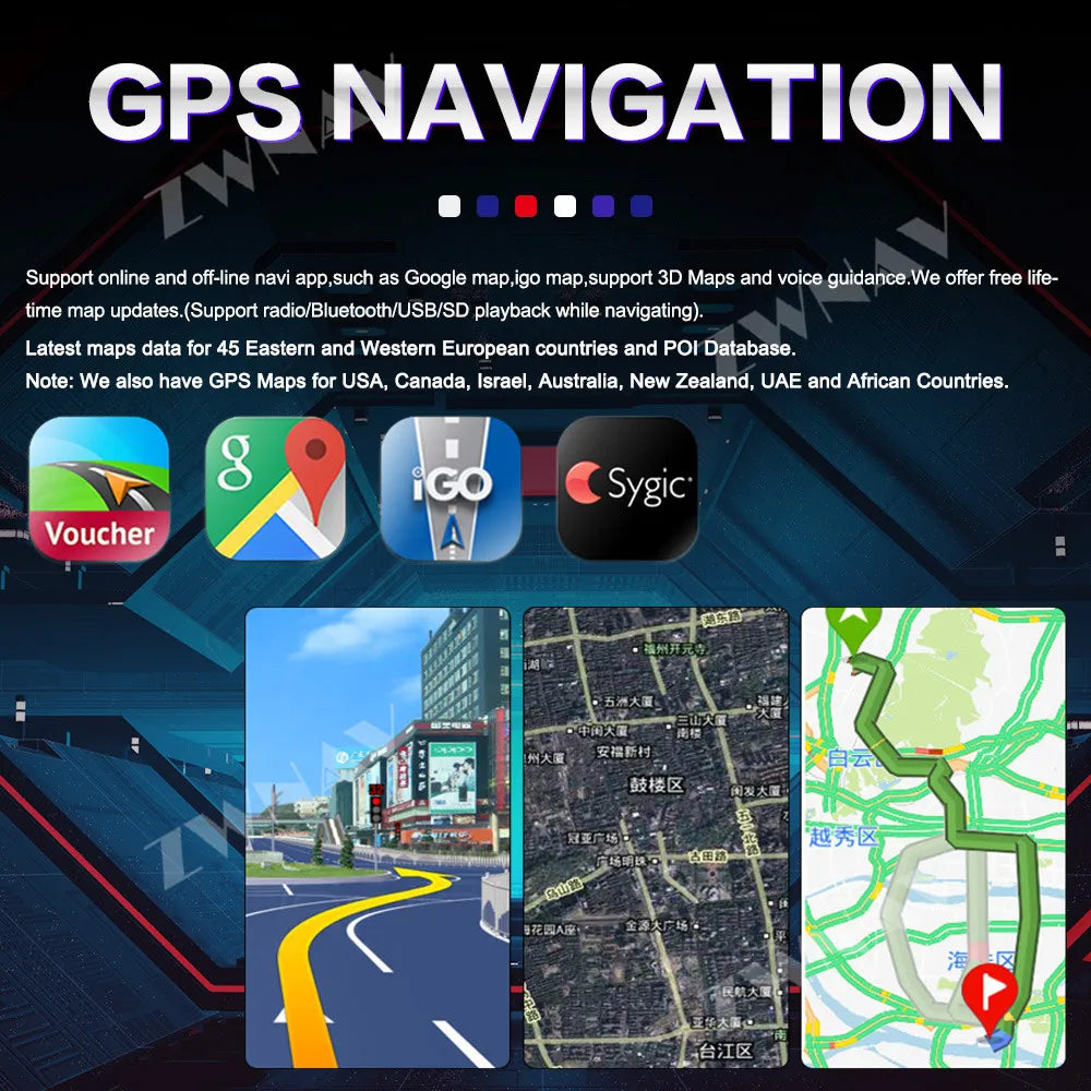 2023 Gen Dual Screen 8+256G Android12 Car GPS Navigation For Maserati GT/GC Gran Turismo Multimedia Player Headunit Auto Carplay