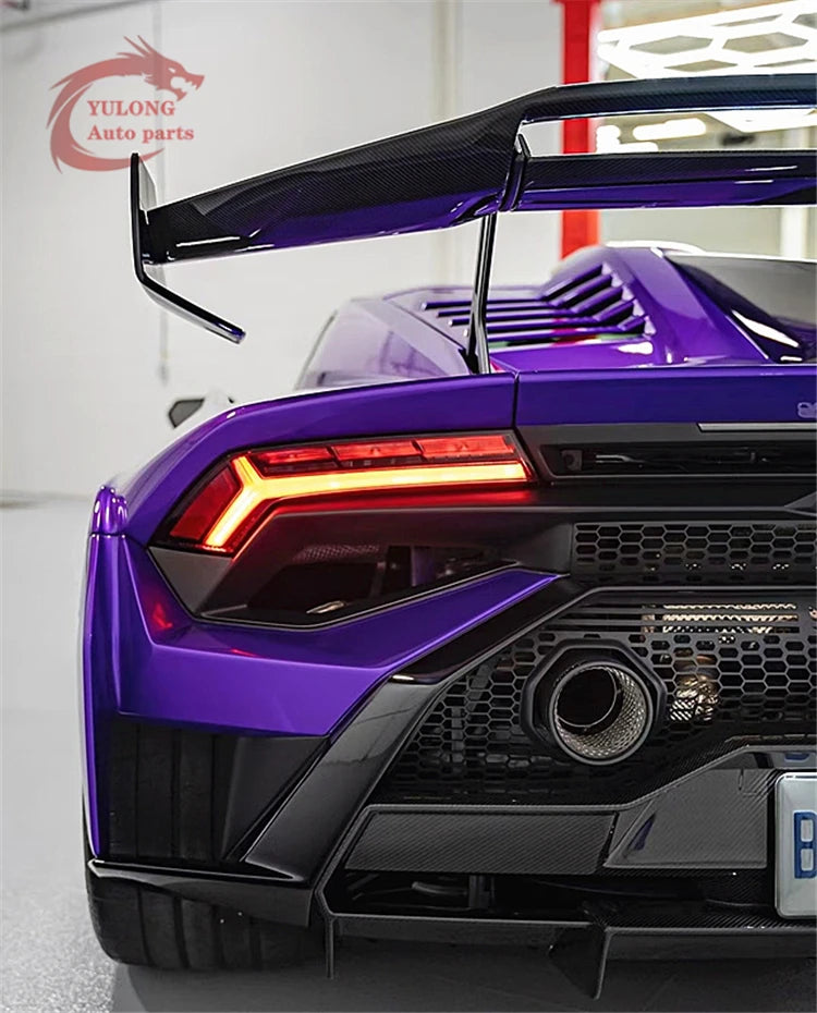 New product STO style hot pressed dry carbon fiber body kit front bumper rear bumper cover for Lamborghini Huracan LP580 LP610