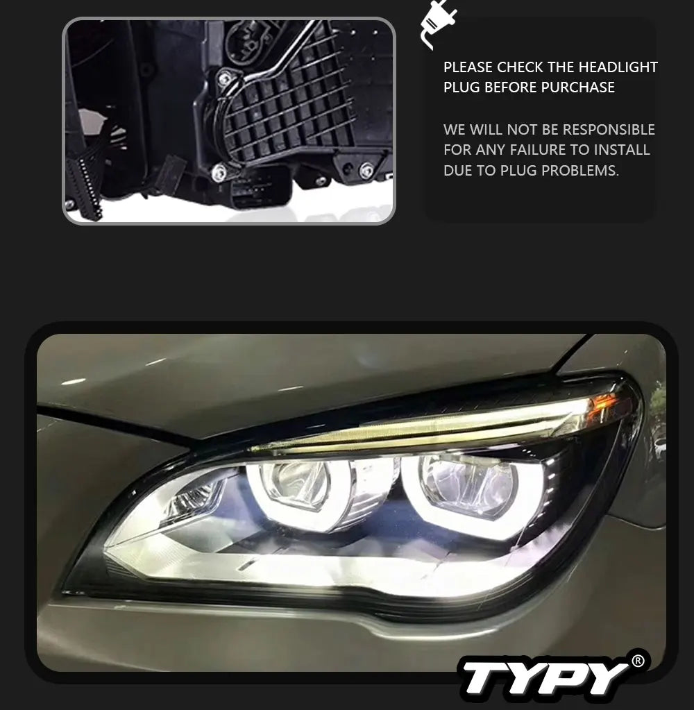 Car Headlights For BMW 7 Series F01 F02 2009-2014 LED Car Lamps Daytime Running Lights Dynamic Turn Signals Car Accessories