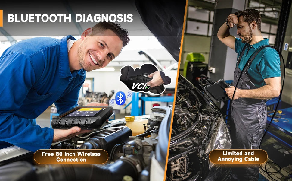 FOXWELL NT809TS TPMS Programming Tool All Systems Car Scanner Bi-Directional Control 30+ Reset OBD2 Bluetooth Diagnostic Tools