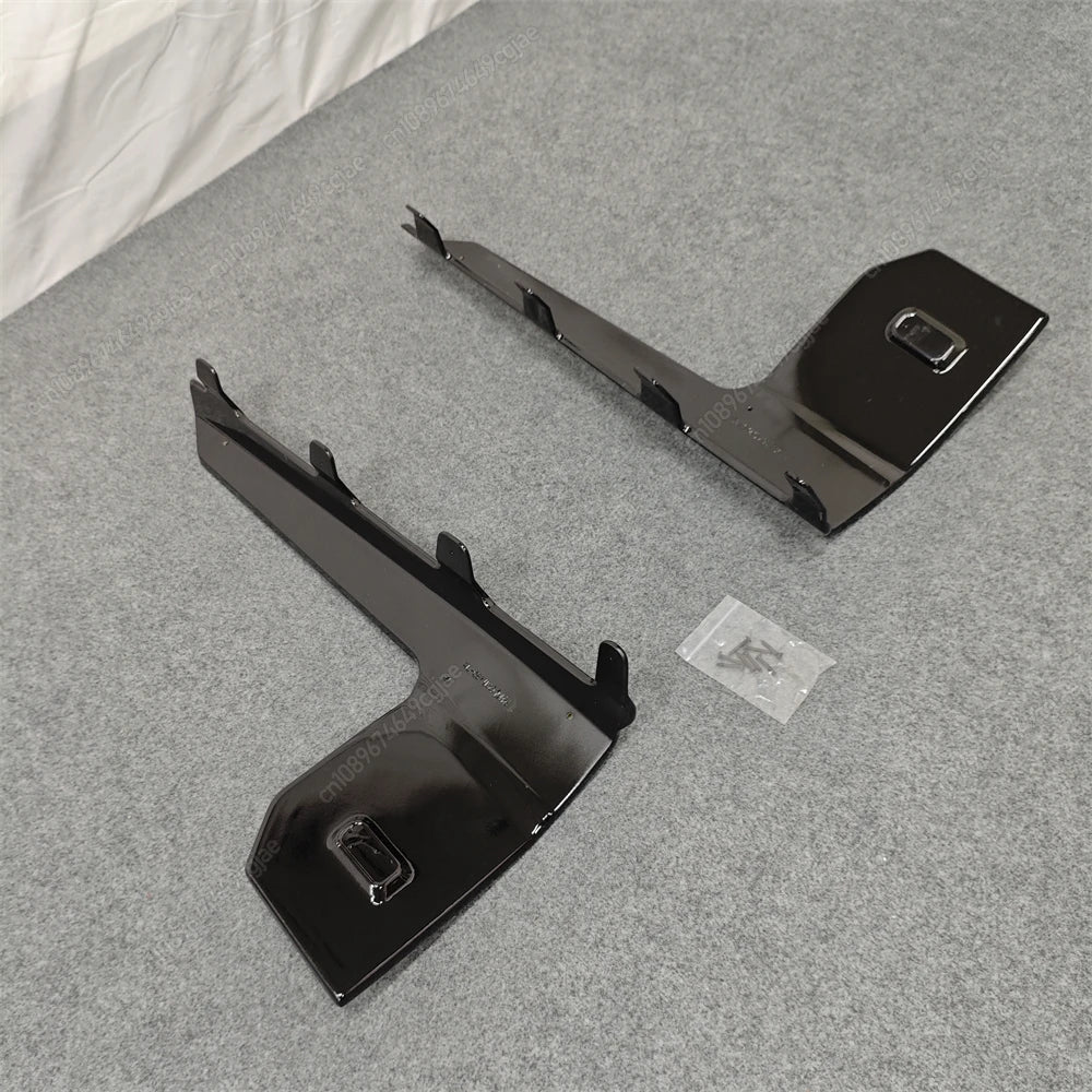 For BMW M2 G87 2023-2024 ABS Body Kits Black MP Style Car Side Skirts Lip Flaps Extension Rocker Splitters Diffuser Winglet Wing