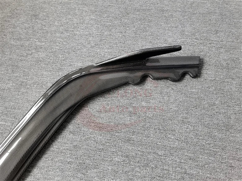 V Style Carbon Fiber Front Lip Front bumper spoiler for Ferrari 458 Italy spider Body Kit