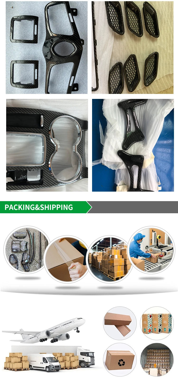 Maserati GranTurismo GranCabrio MC Stradale GTS Tuning Modified Carbon Fiber Steering wheel upright upper and lower trim panels