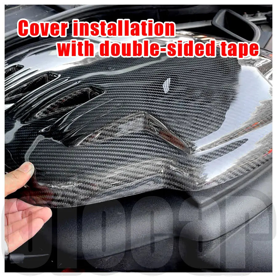 OiOMOTORS OEM Style Pre-preg Dry Carbon S65 Engine Cover for BMW E90 E92 E93 M3 E9x