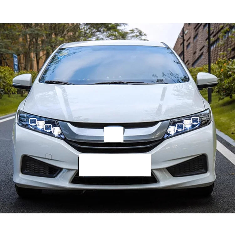 Car Assembly Head Lamp Modified LED Head Lights Front Lamp HeadLights For Honda CITY Bugatti Style 2014+