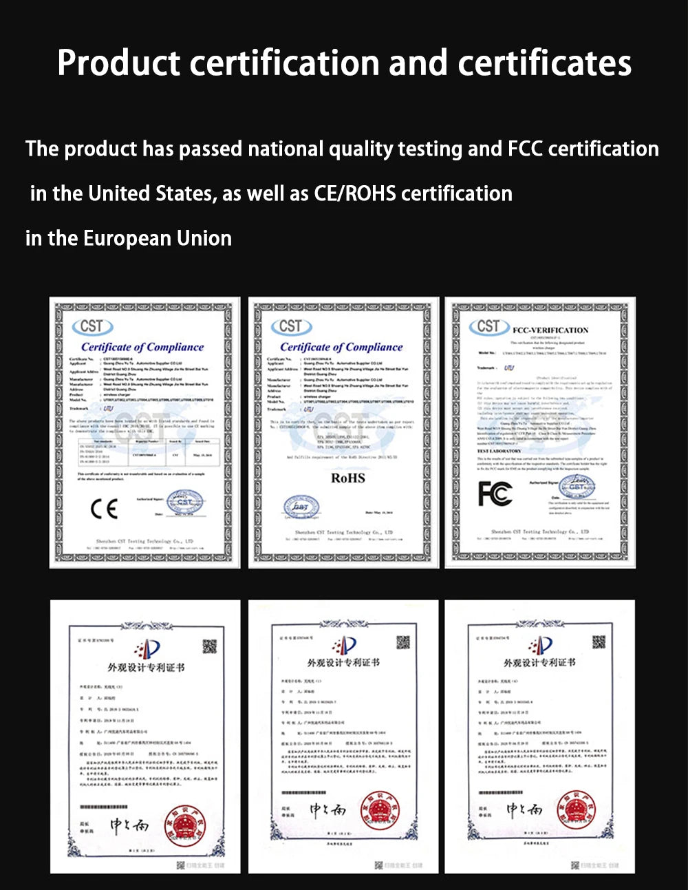 for Maserati Levante M161 2017-2024 Center Console Storage Car Wireless Mobile Phone Charger QI 18W iPhone Magsafe Fast Charging