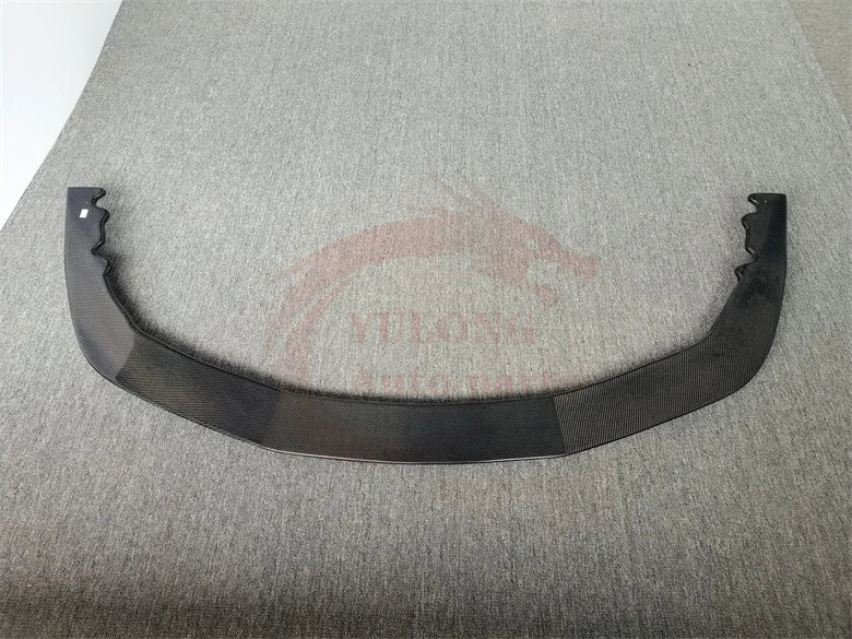 V Style Carbon Fiber Front Lip Front bumper spoiler for Ferrari 458 Italy spider Body Kit